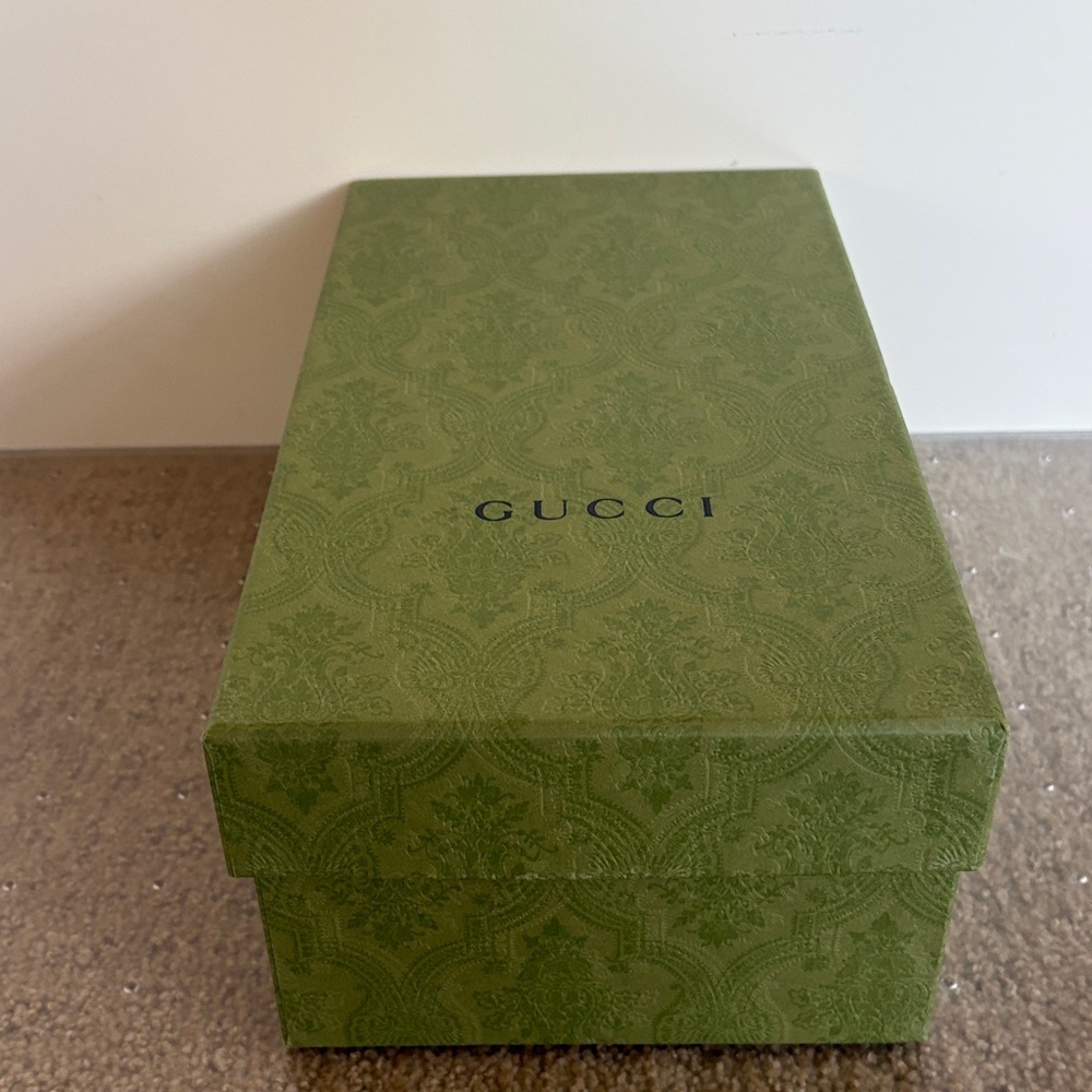 Gucci Olive Green Patterned Box